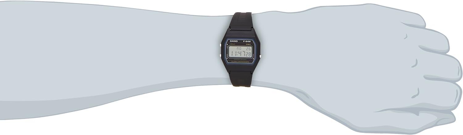 CASIO F-84W-1 Black Light Men’s Standard Digital Wristwatch