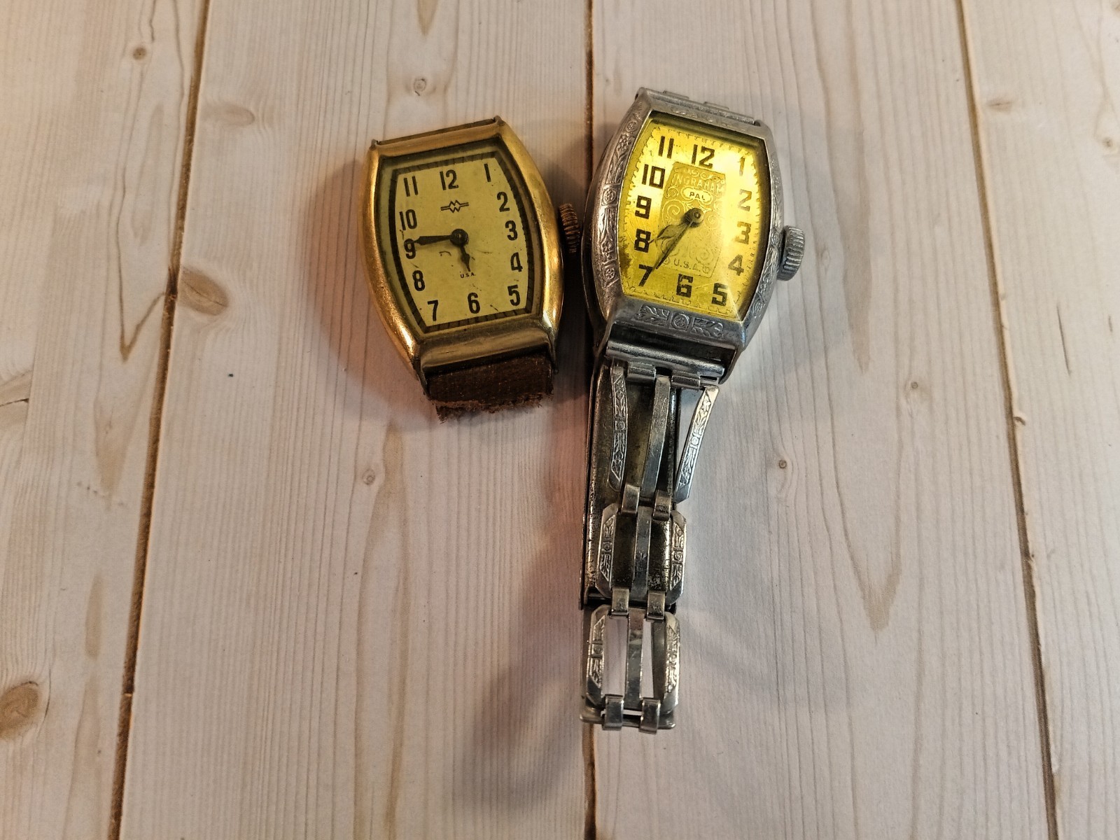 Vintage Mens Watch Ingraham PAL and Unbranded PARTS