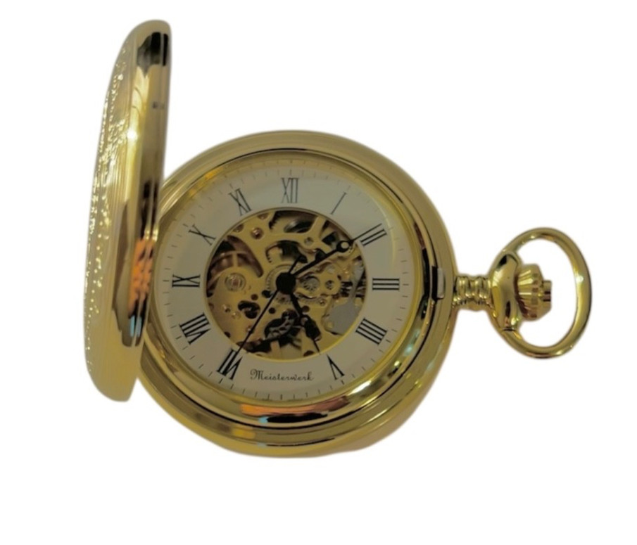 Meisterwerk 1860 Pocket Watch – Gold ($250 Retail)