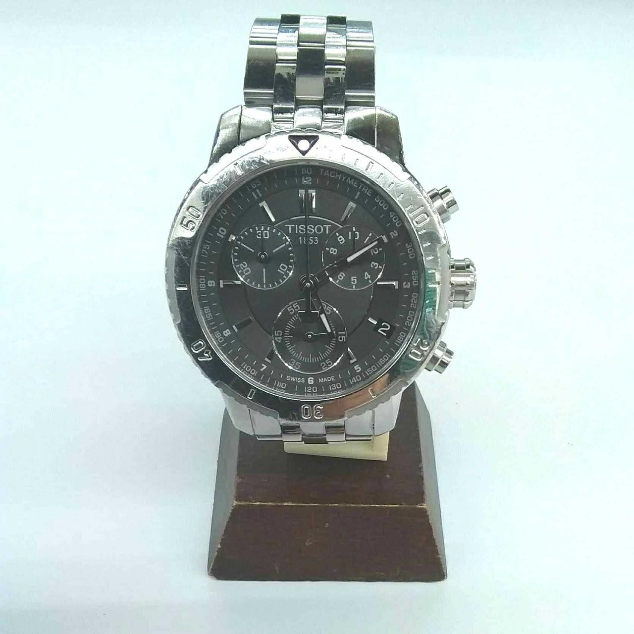 TISSOT T067417A Chronograph Quartz Mens Watch Stainless Steel Head Only