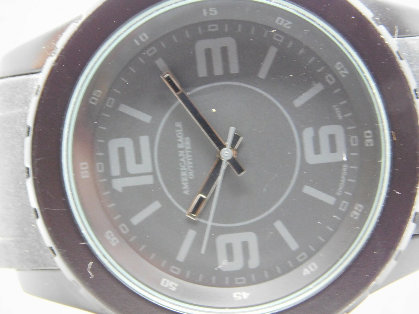 Massive Heavy American Eagle Outfitters Black Tone Quartz Analog Men’s Watch