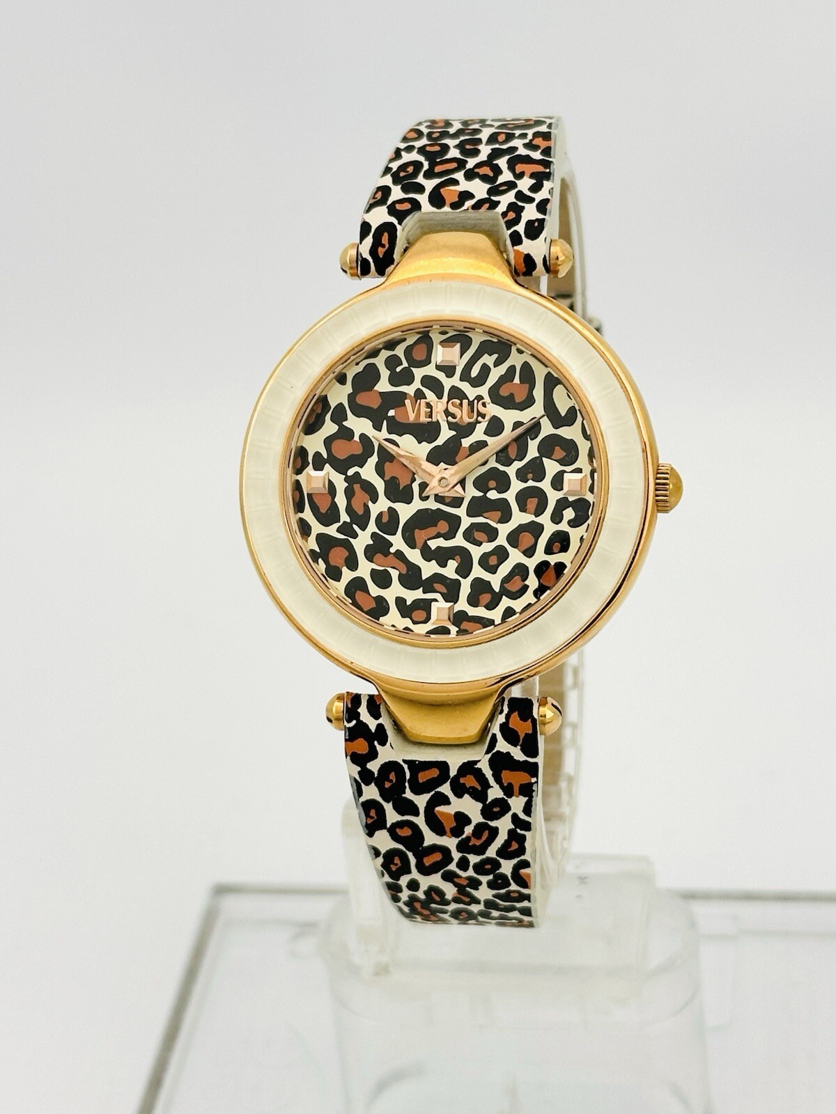 Versus by Versace SQ1040013 Sertie Multicolour Textured Glass Bezel Strap Watch