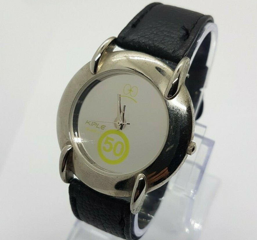 Kiple Unisex SIlver-Tone Quartz Watch for Men and Women, Vintage Wristwatches