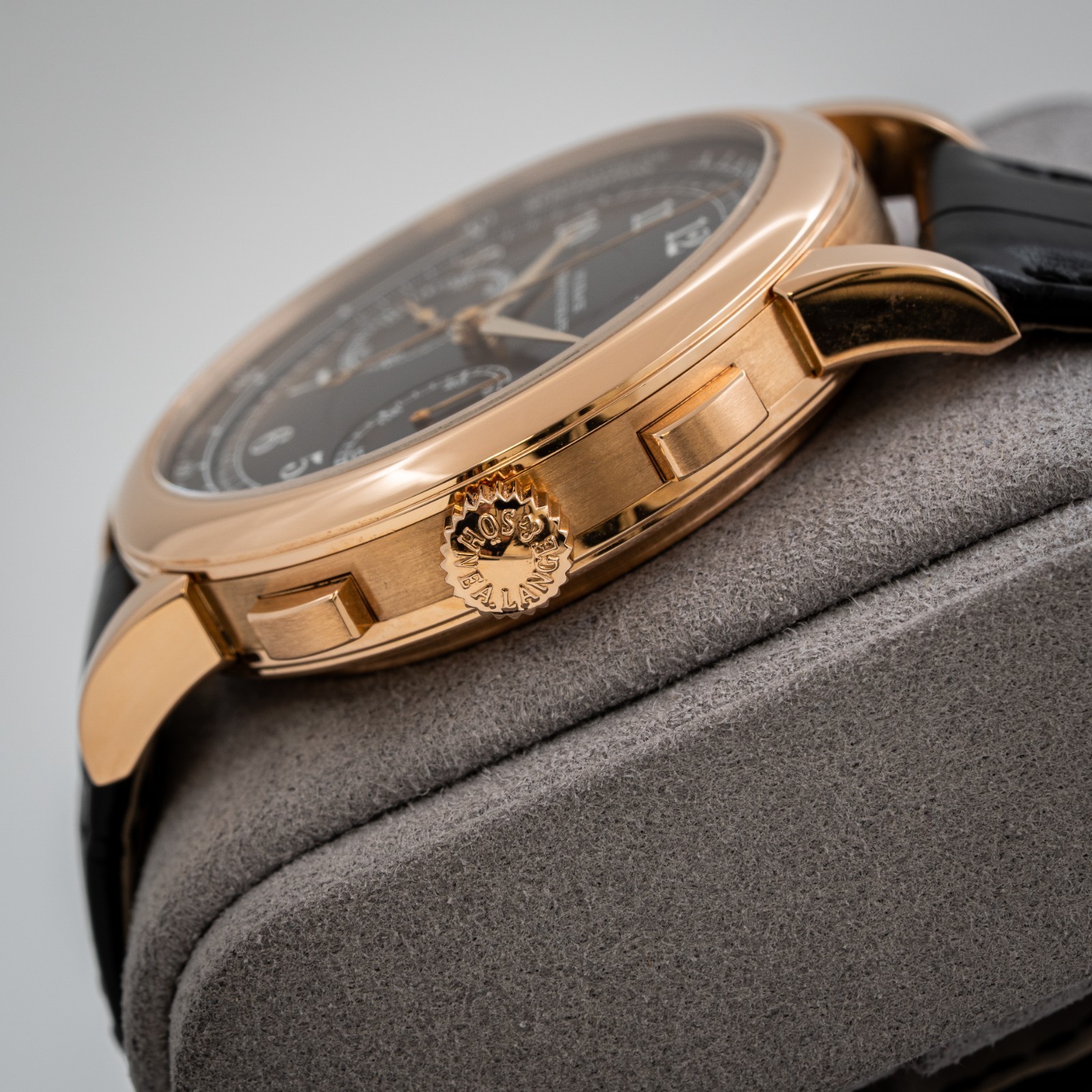 A. Lange & Söhne 1815 Chronograph Pink Gold 414.031 Box and Papers