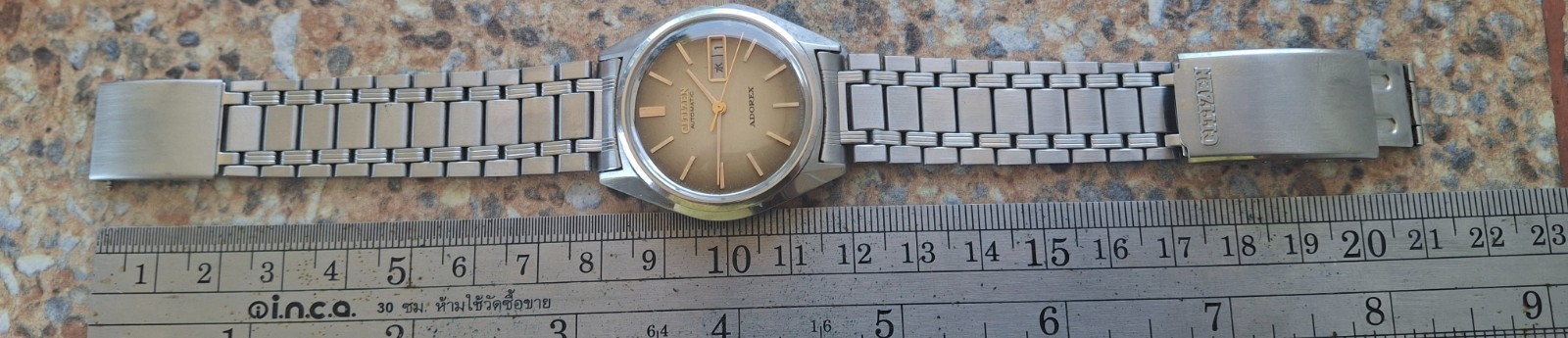 Vintage Citizen Adorex 21 Jewels Automatic December 1974 JDM KANJI 28800