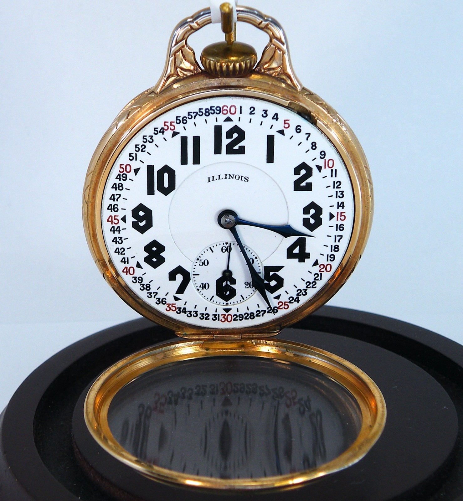 Minty 1926 Illinois 60HR Sangamo 14k GF Mod 13 POCKET WATCH 17s 23j Montgomery