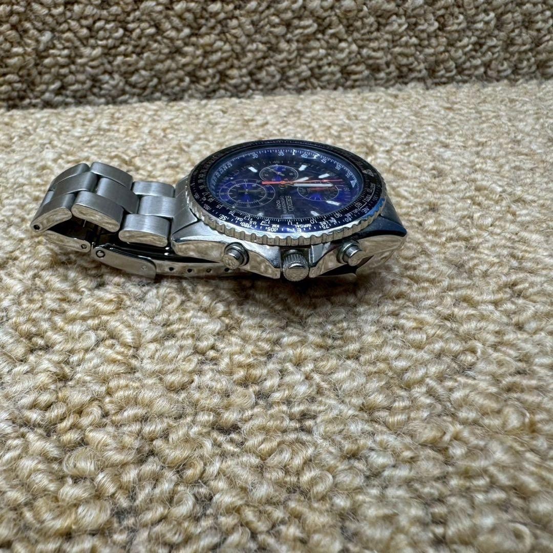 SEIKO Pilot Chronograph 7T92 0CF0 Quartz Wristwatch
