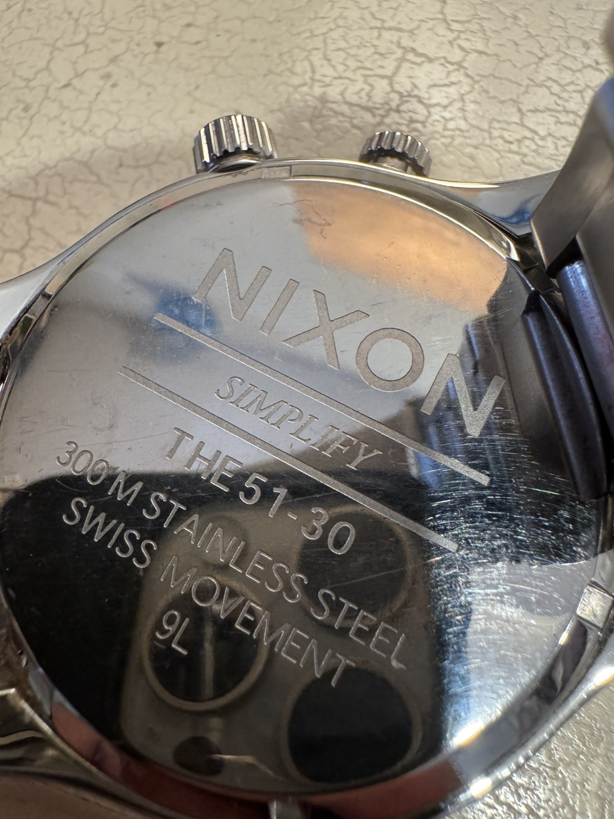Nixon THE 51-30 SIMPLIFY Stainless Steel 300M Swiss 51mm Men’s Tide Style Watch