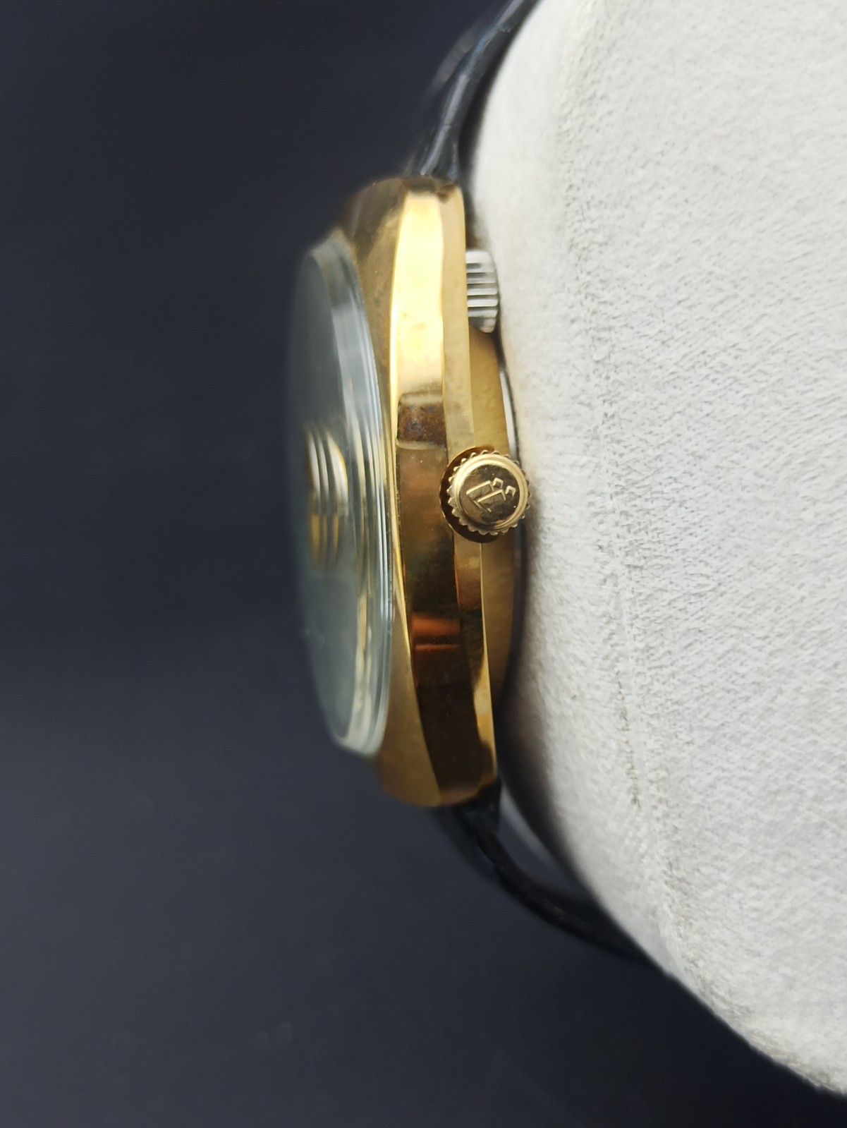 Vintage Mecca Watch Gold 20 Micron Dalil Muslim Direction Quartz Super Swiss 80s