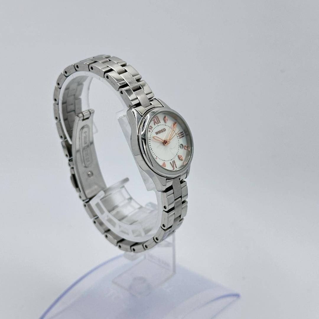 WIRED VJ22 KH70 Quartz Working Item White Shell