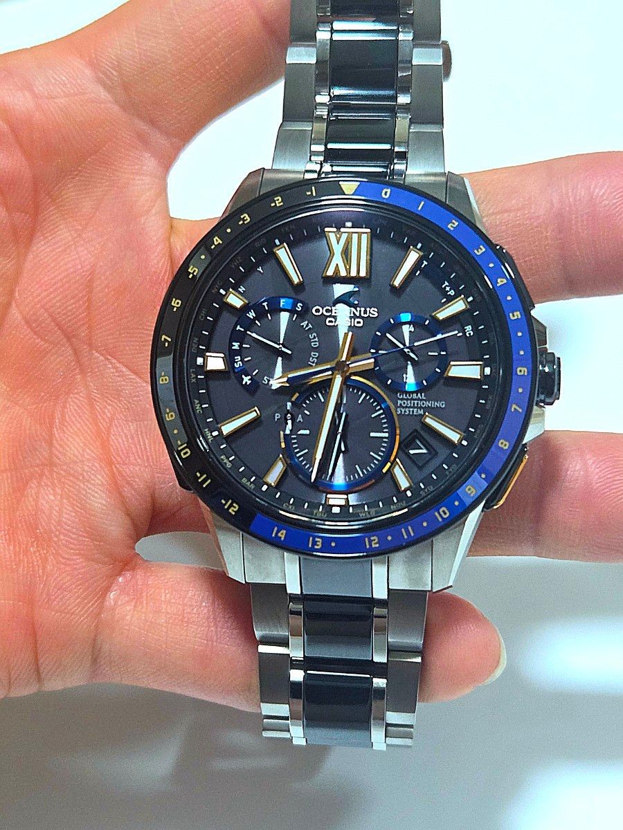 CASIO OCEANUS OCW-G1200D-1AJF GPS Solar Watch Used