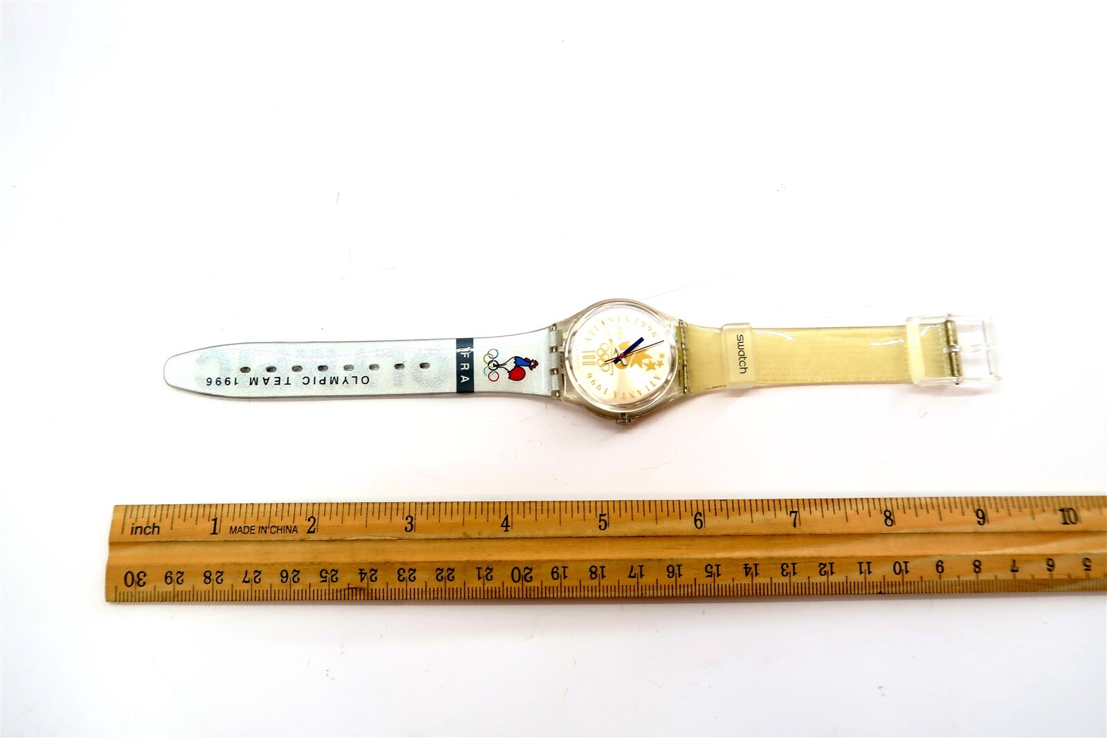 Swatch Watch FRANCE GZ150F New Olympic Team 1996 NOS Special Edition FRA