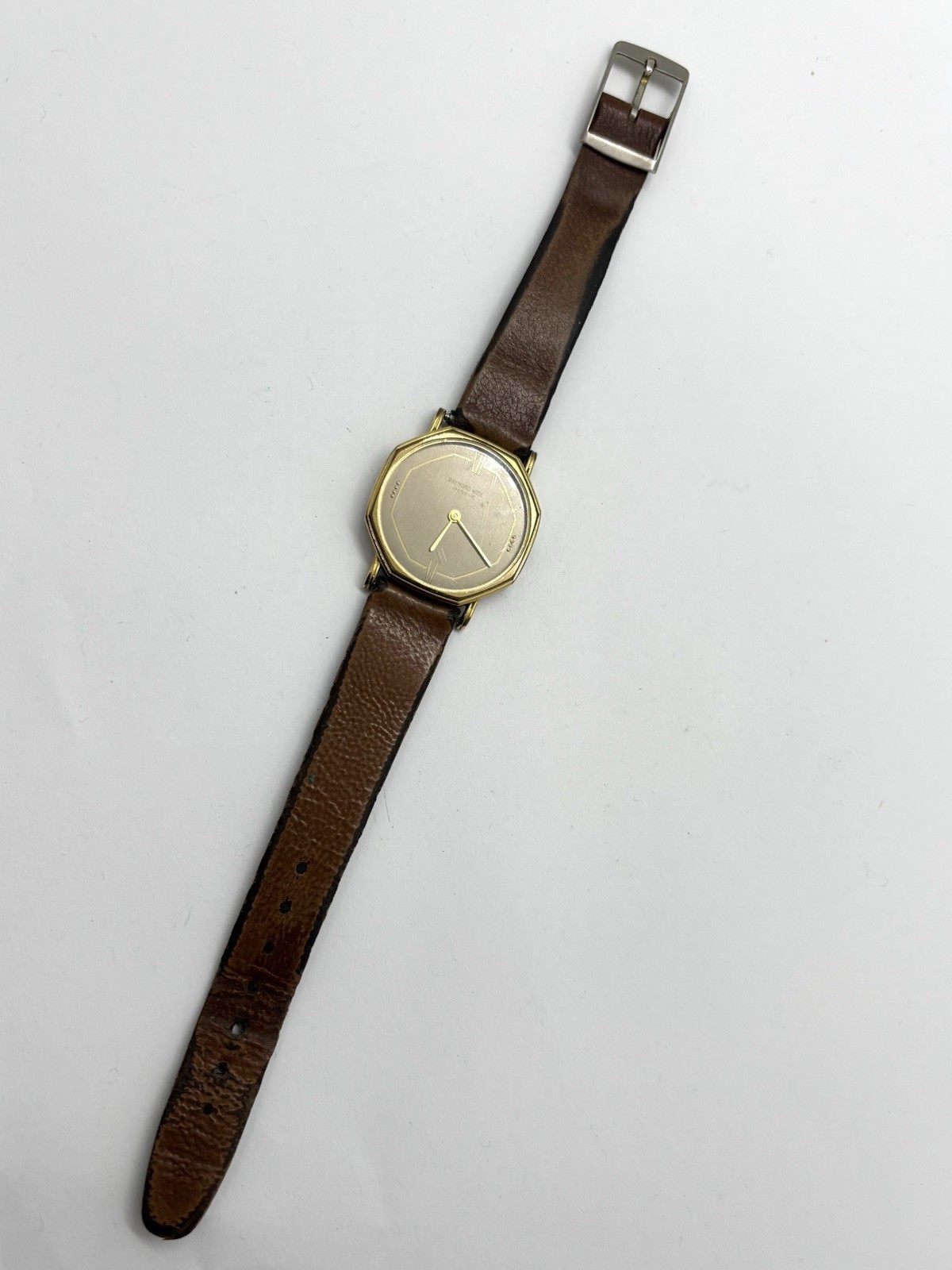 Vintage Mens Raymond Weil Geneve 17 Jewels 7030 Wristwatch – for repair