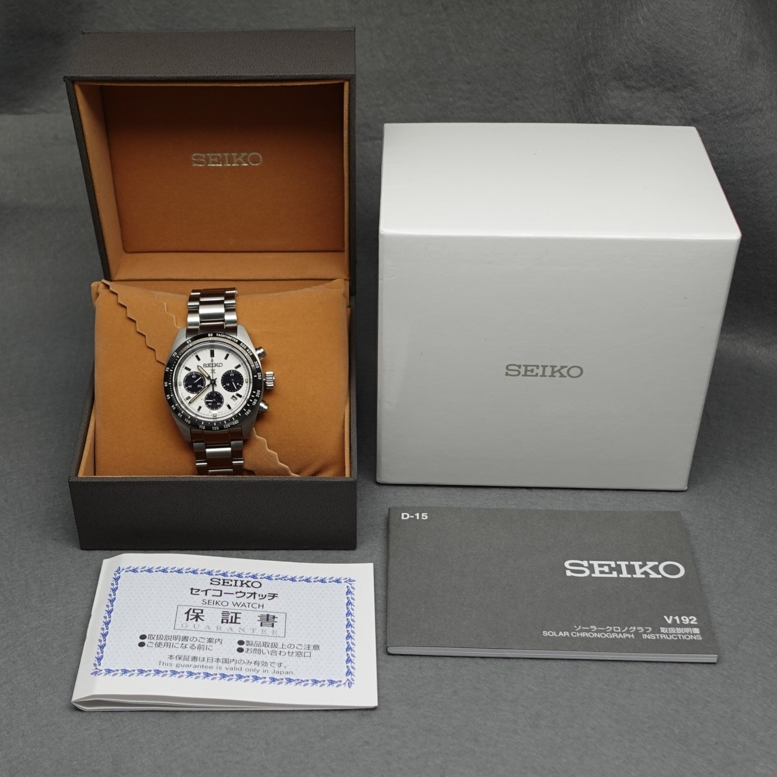 SEIKO Prospex Speedtimer SBDL085 / SSC813 V192-0AF0 Solar Men’s Watch