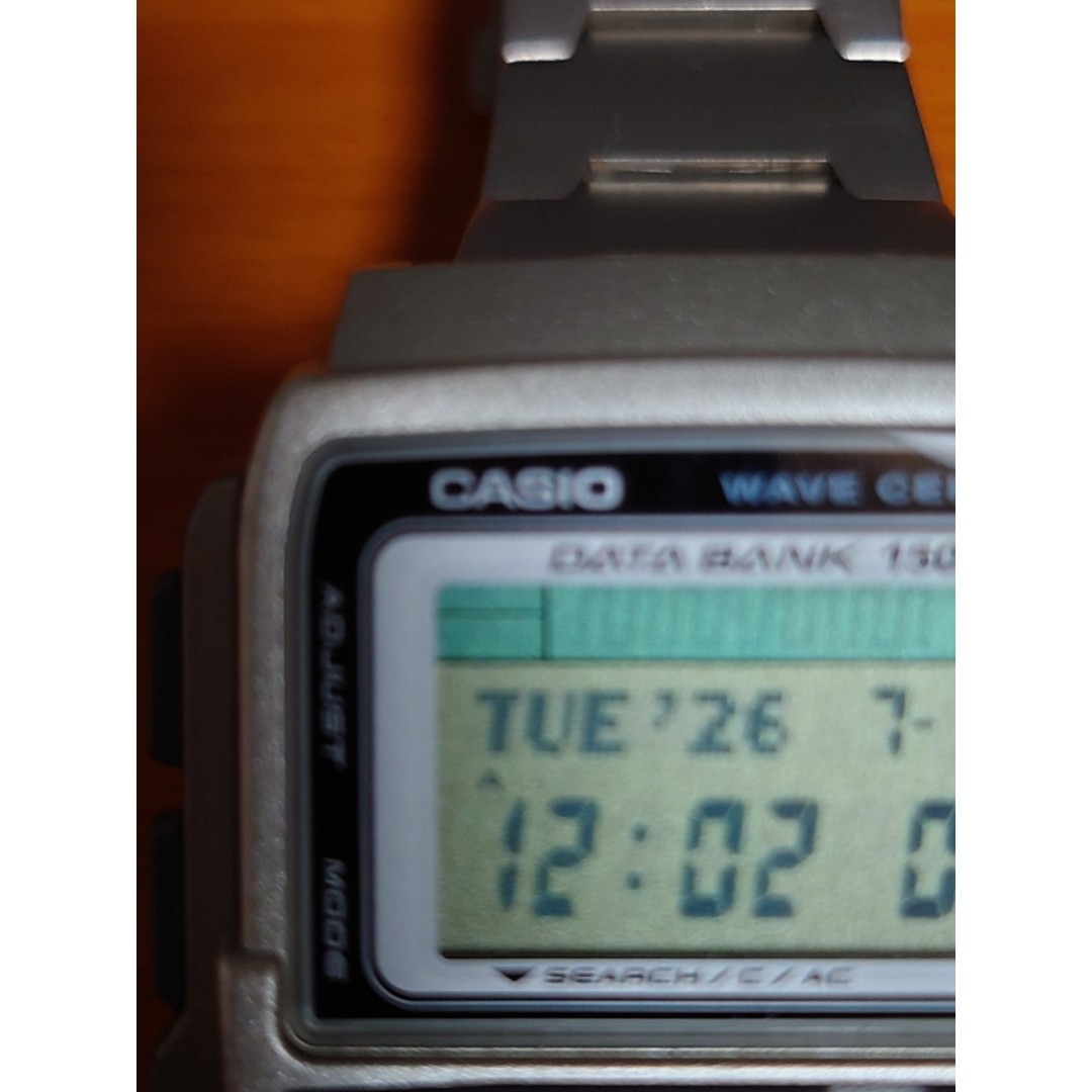 CASIO Wave Ceptor Digital Data Bank W151 Watch