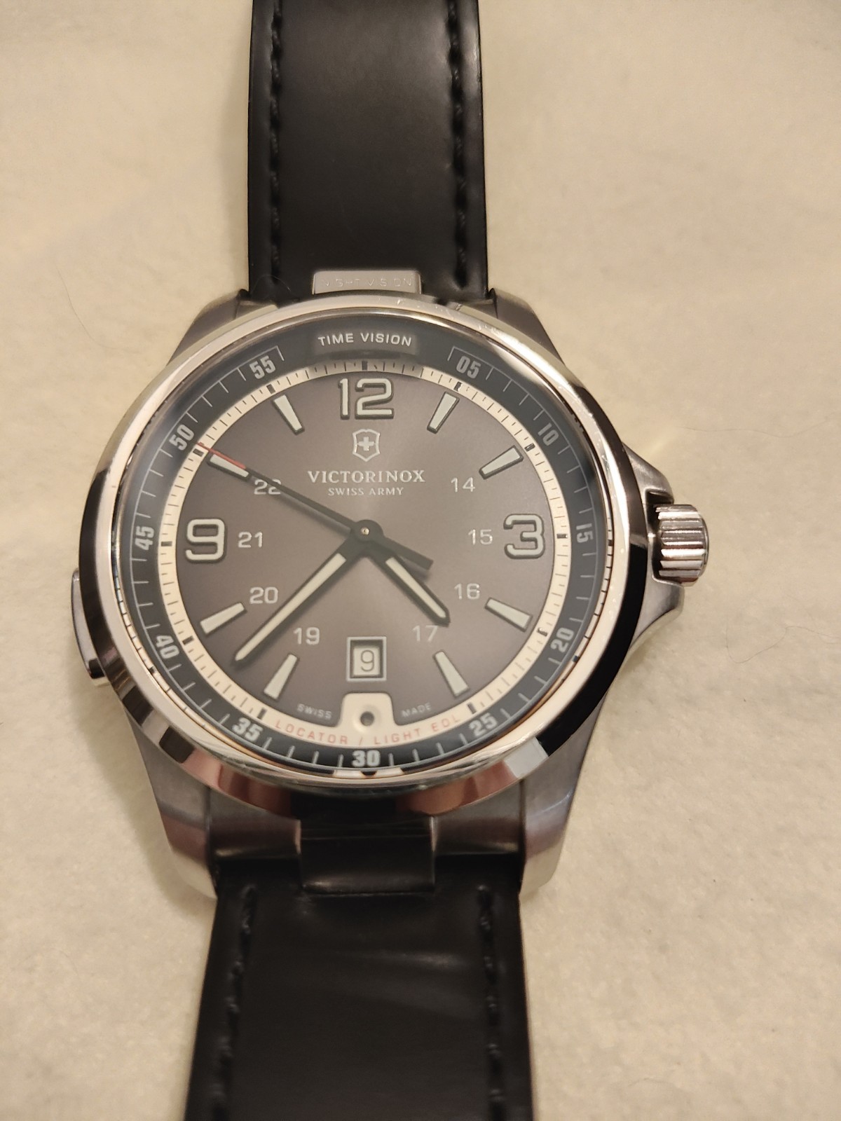 Victorinox Swiss Army 241664 Sapphire Glass, Quartz Movement, Night Vision