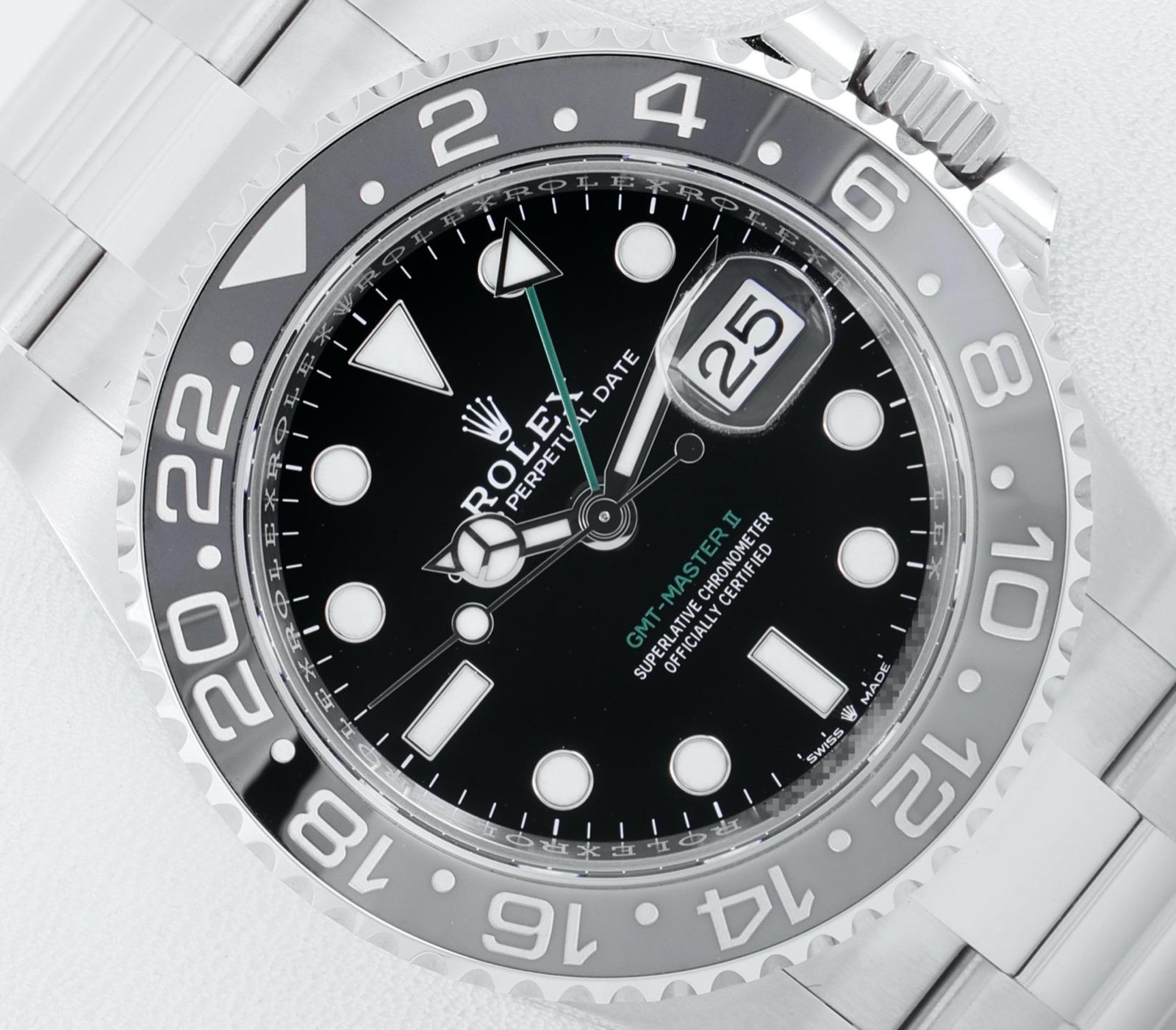 Rolex GMT-Master II 40mm 126710 GRNR Bruce Wayne Oyster Bracelet Box Paper