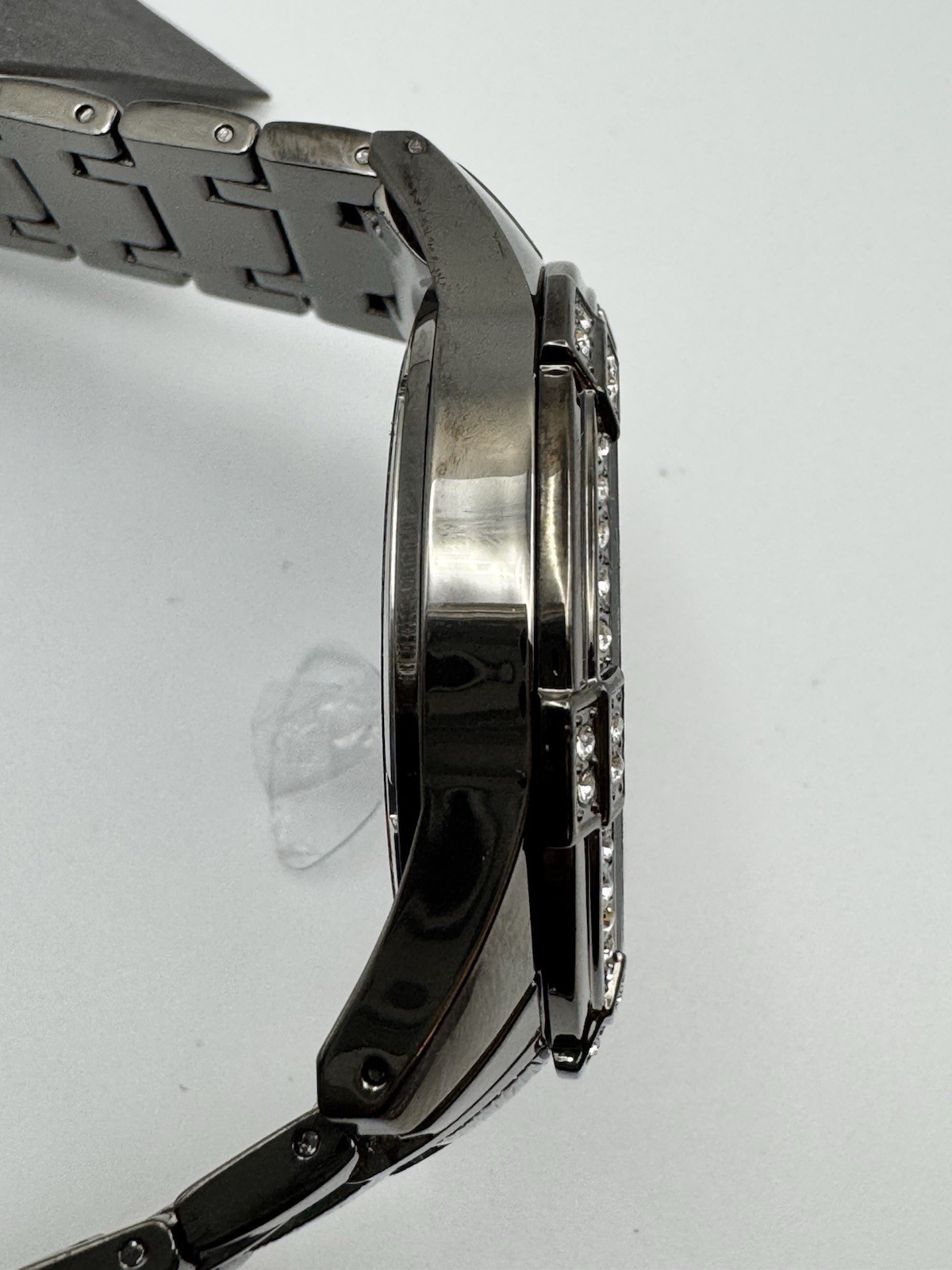 Elgin Men’s Gunmetal Quartz Analog Watch And Matching Bracelet