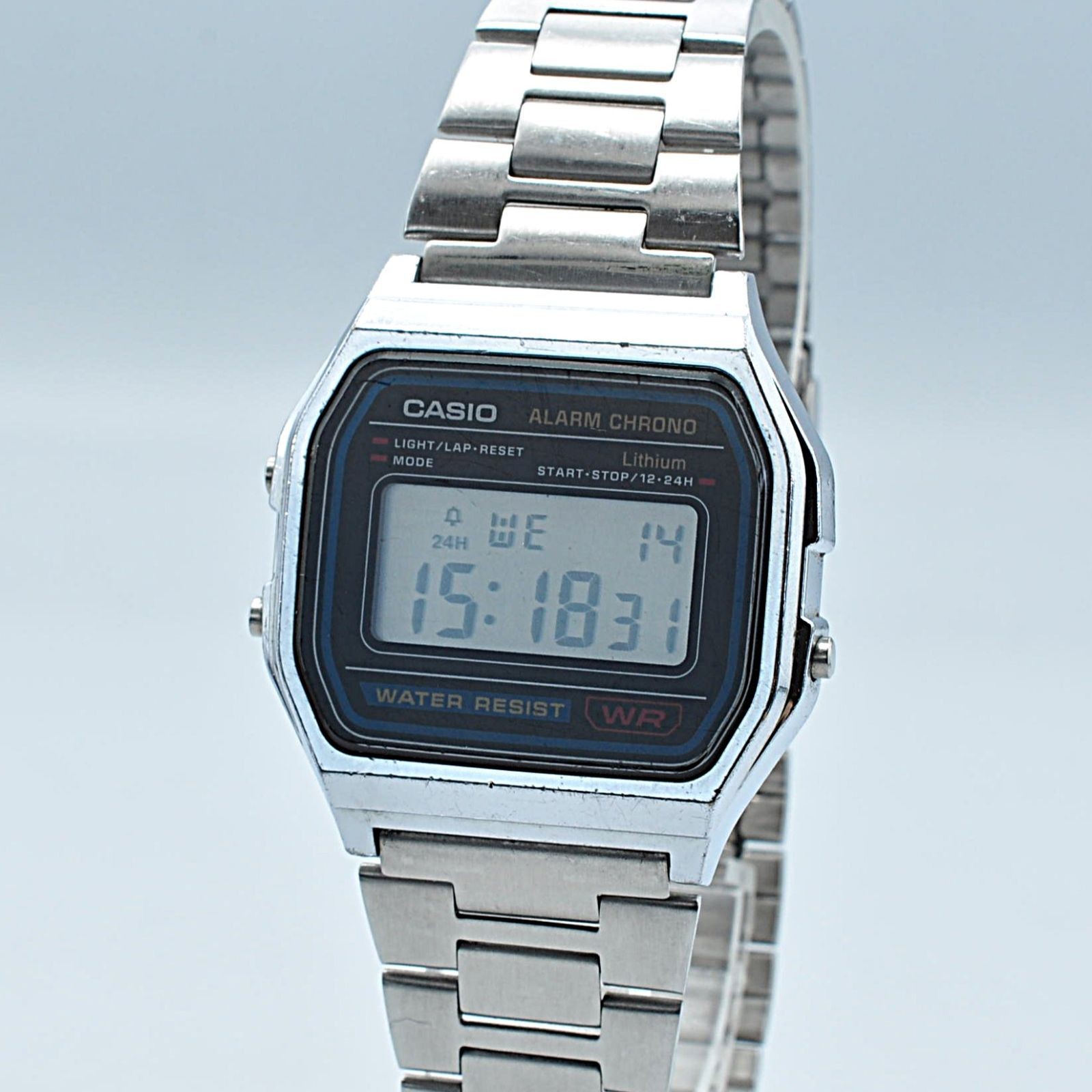CASIO A158W Quartz Analog Digital Men’s Watch Stainless Steel