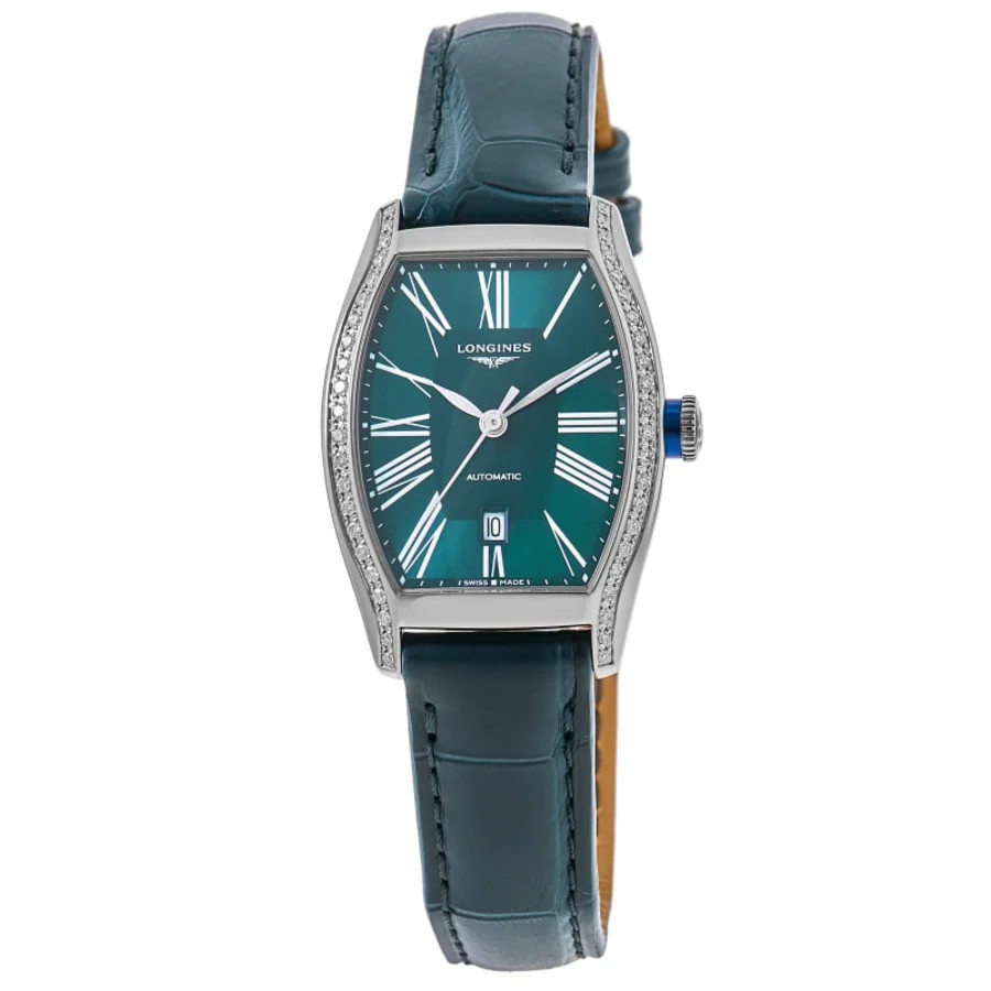 New Longines Evidenza Automatic Green Dial Diamond Women’s Watch L2.142.0.60.2