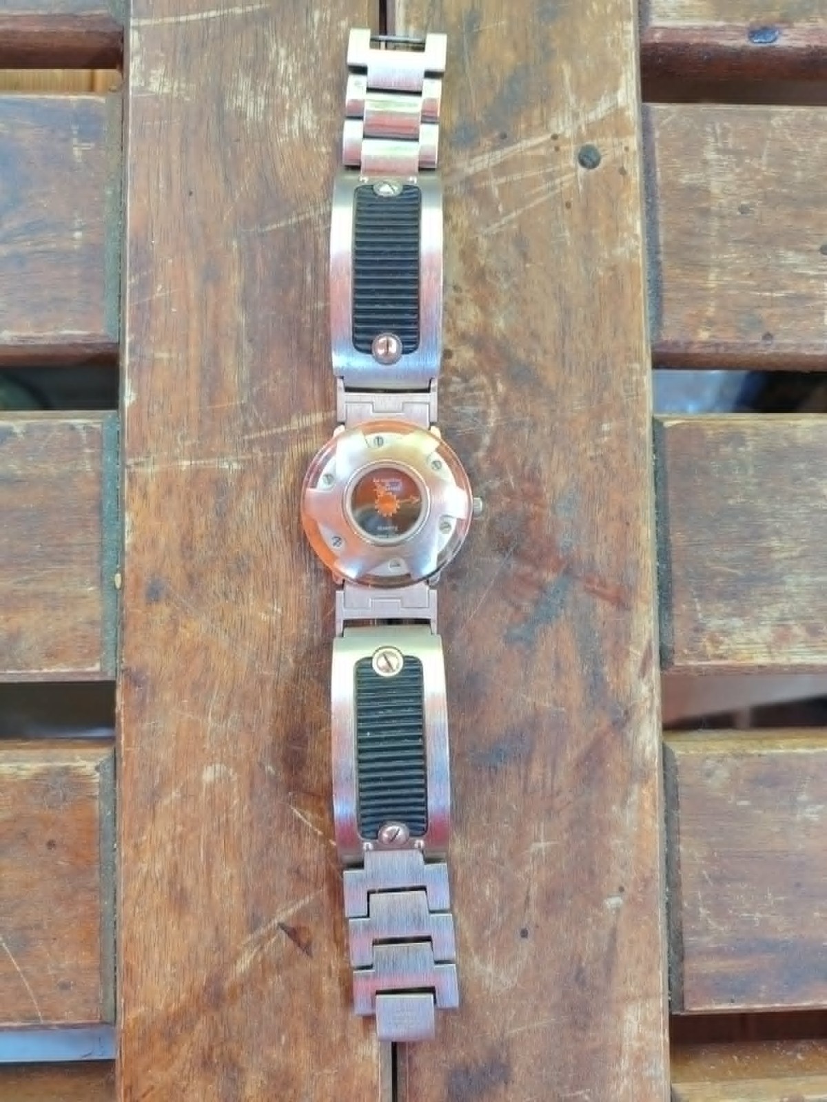VTG post modern De Longe quartz wrist watch by Hard Tech, Cyberpunk