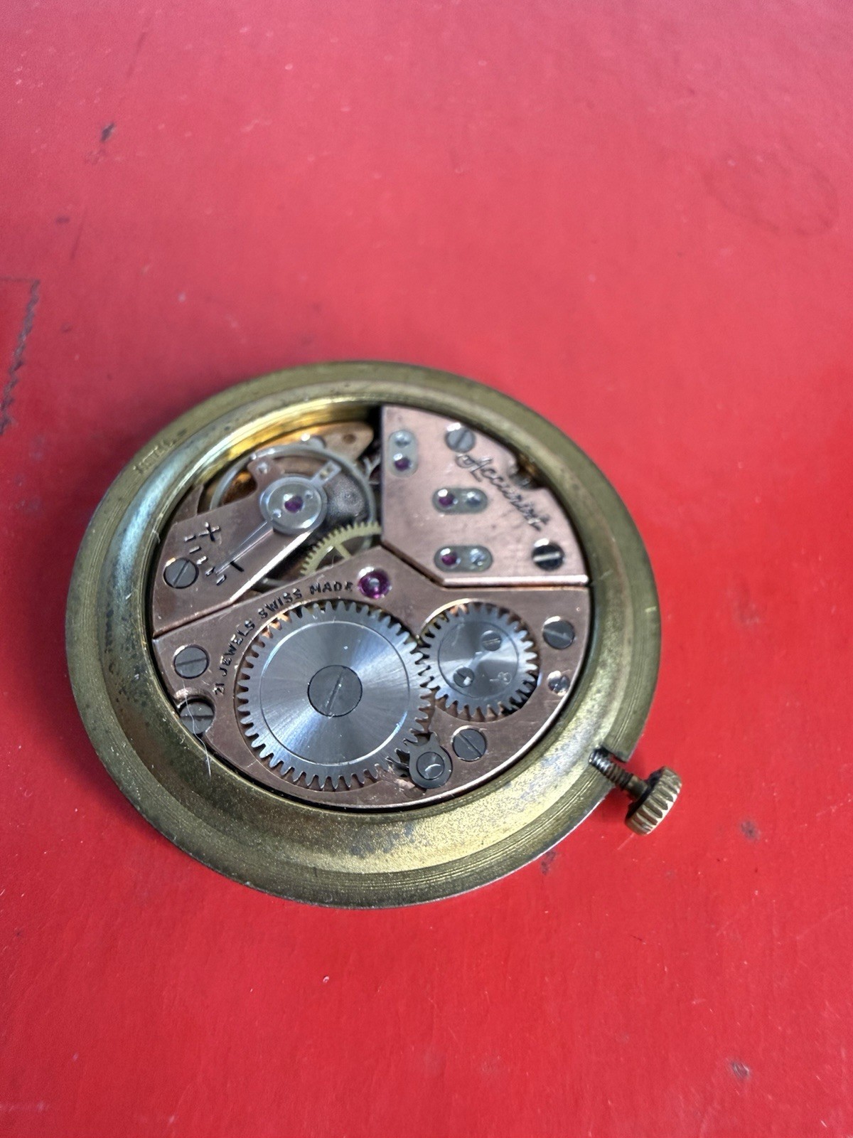 Vintage Accurist Swiss watch Face Mechanical 21 Jewel movement – Working