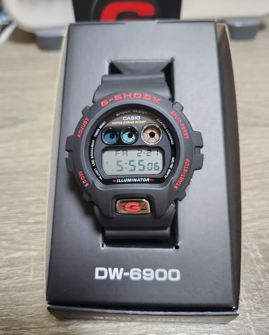 G Shock Digital Watch GW 6900 G SHOCK Casio DW 6900 CASIO DW 6900TR 1JR
