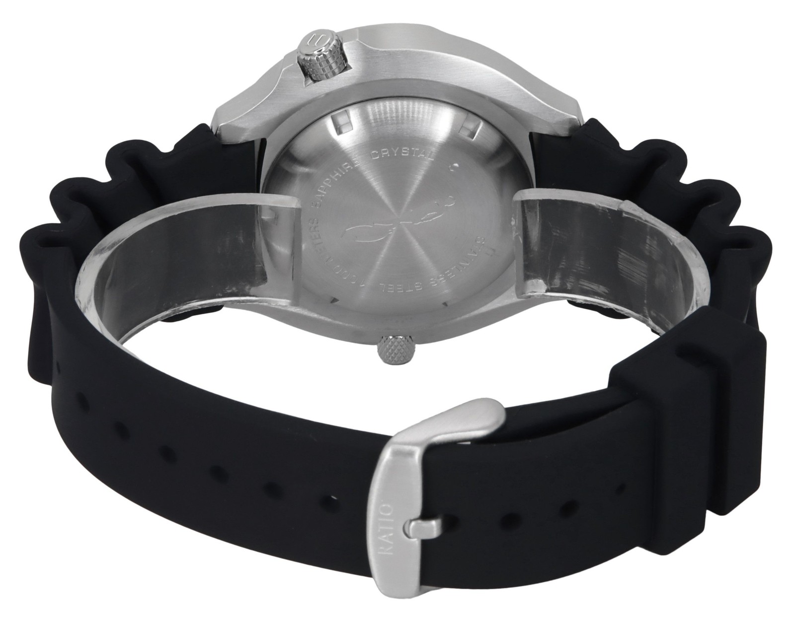 Ratio FreeDiver 1000M Quartz Orange Dial Diver’s 1038EF102V-ORG-V02 Men’s Watch