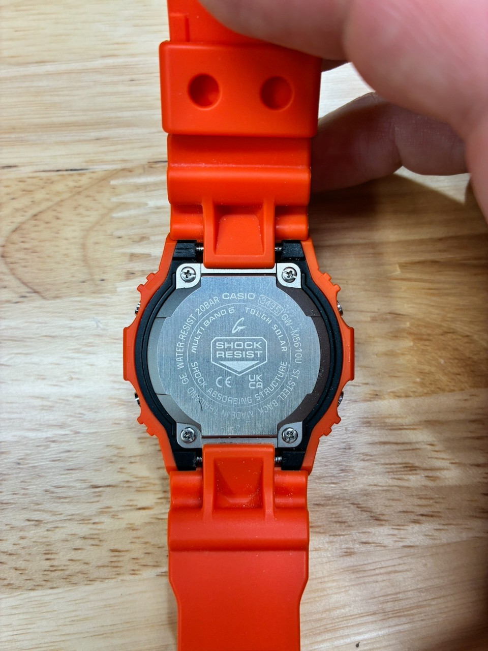 Casio G-SHOCK GW-M5610SD Orange Custom Mod NASA Color Multiband 6 Tough Solar