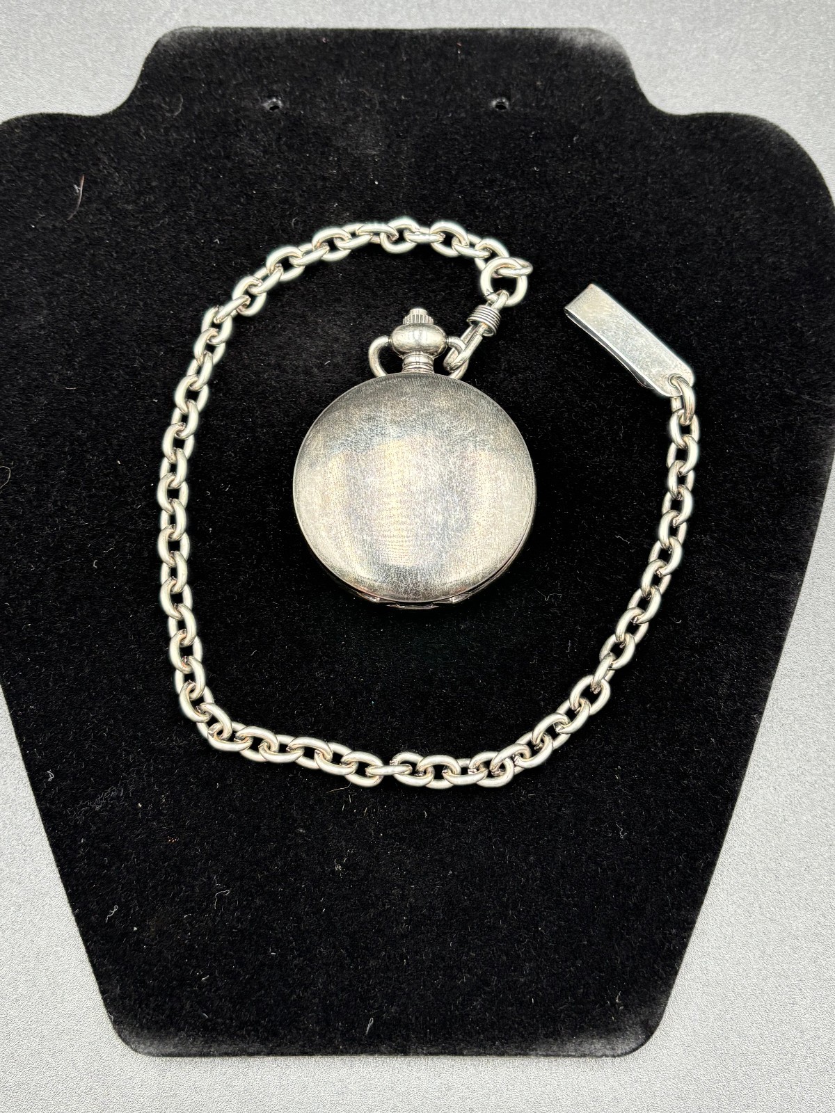 Allude Japan MOVT Pocket Watch with Chain New Battery Works