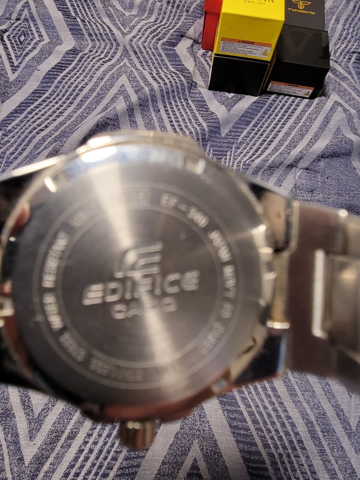 Men’s Casio Edifice Solar watch model #5166 EF-340 multi dial Day Date analog
