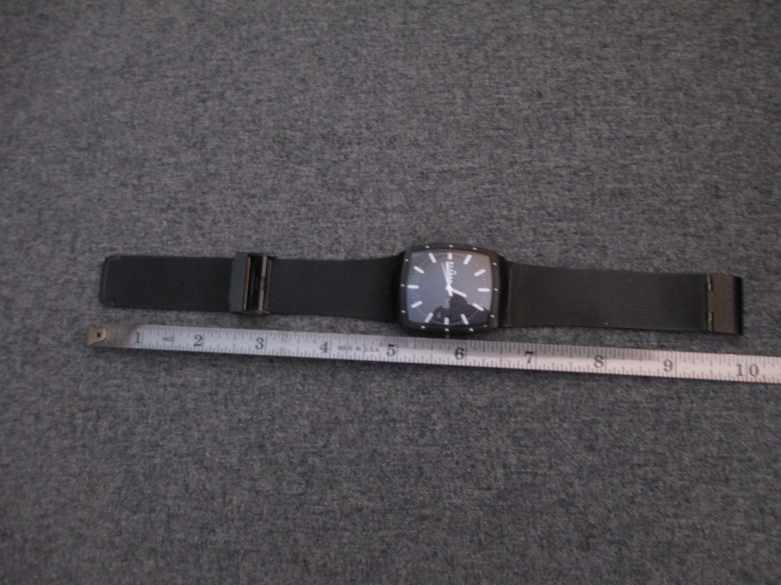 Men’s Skagen Titanium Watch Slim Mesh Band Black-Nice