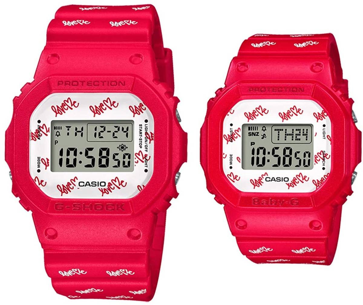 [New] Lava Collection 2020 LOV-20B-4JR G Presents Lovers Collection DW-5600 &
