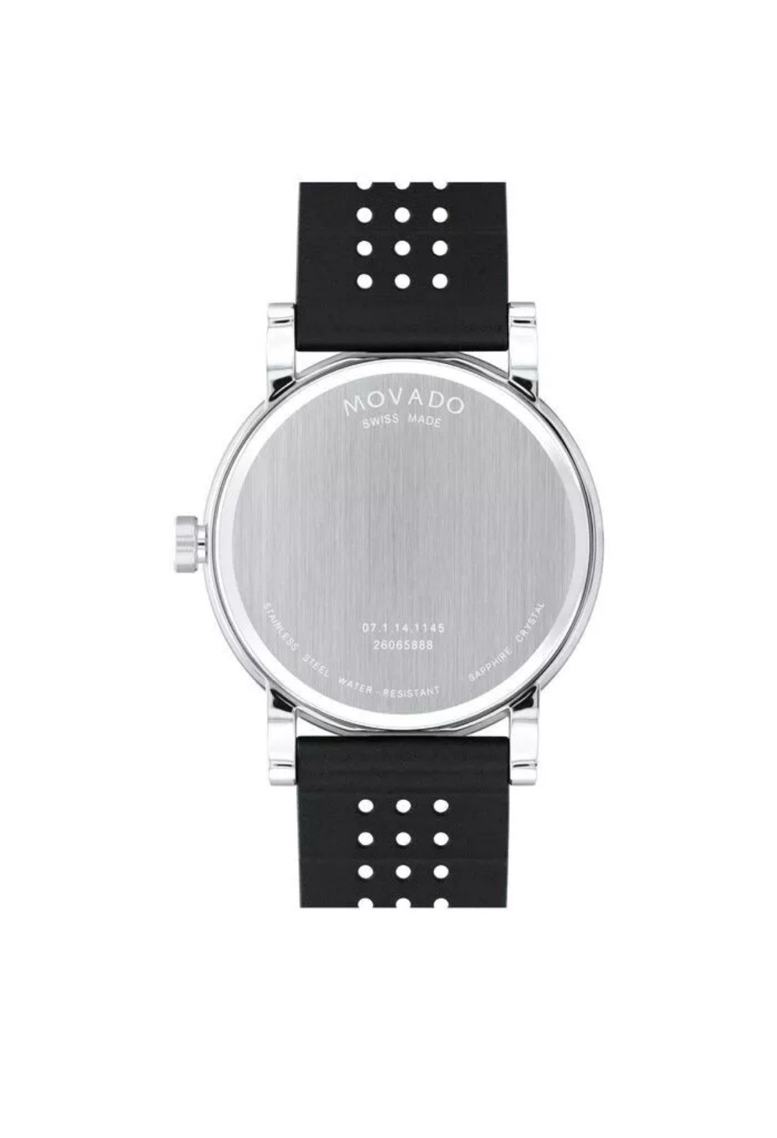 Brand New Movado Signature Sport Men’s 42mm Black Silicone Band Watch 0607827