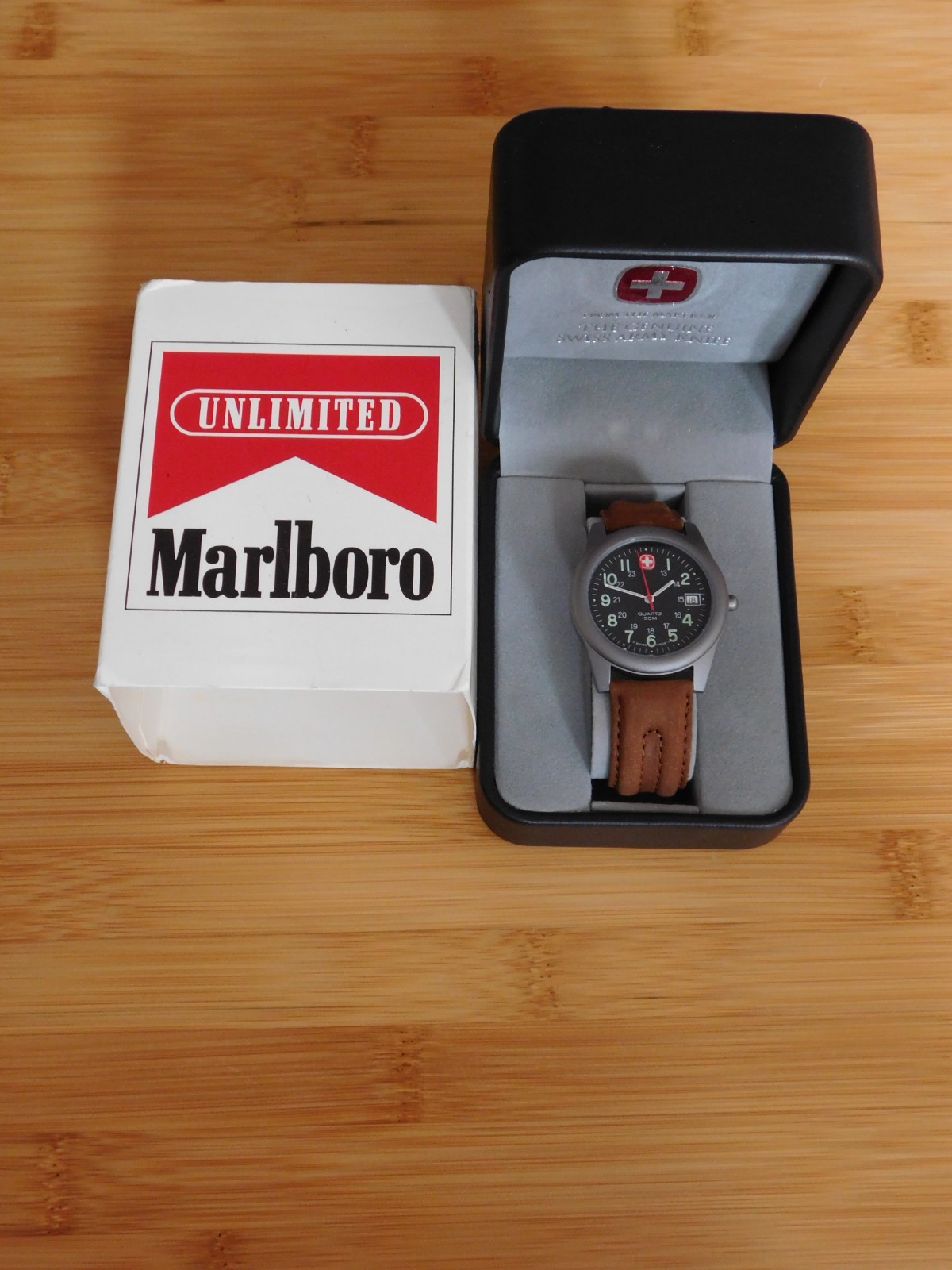 Swiss Army Marlboro Country Trail Watch Wegner NOS in Box Miles Wrist Watch