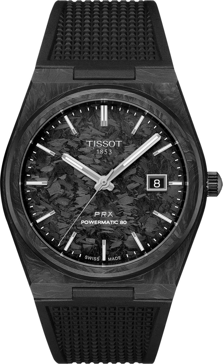 Tissot PRX Powermatic 80 Black Carbon 40MM Men’s Watch T137.907.97.201.00