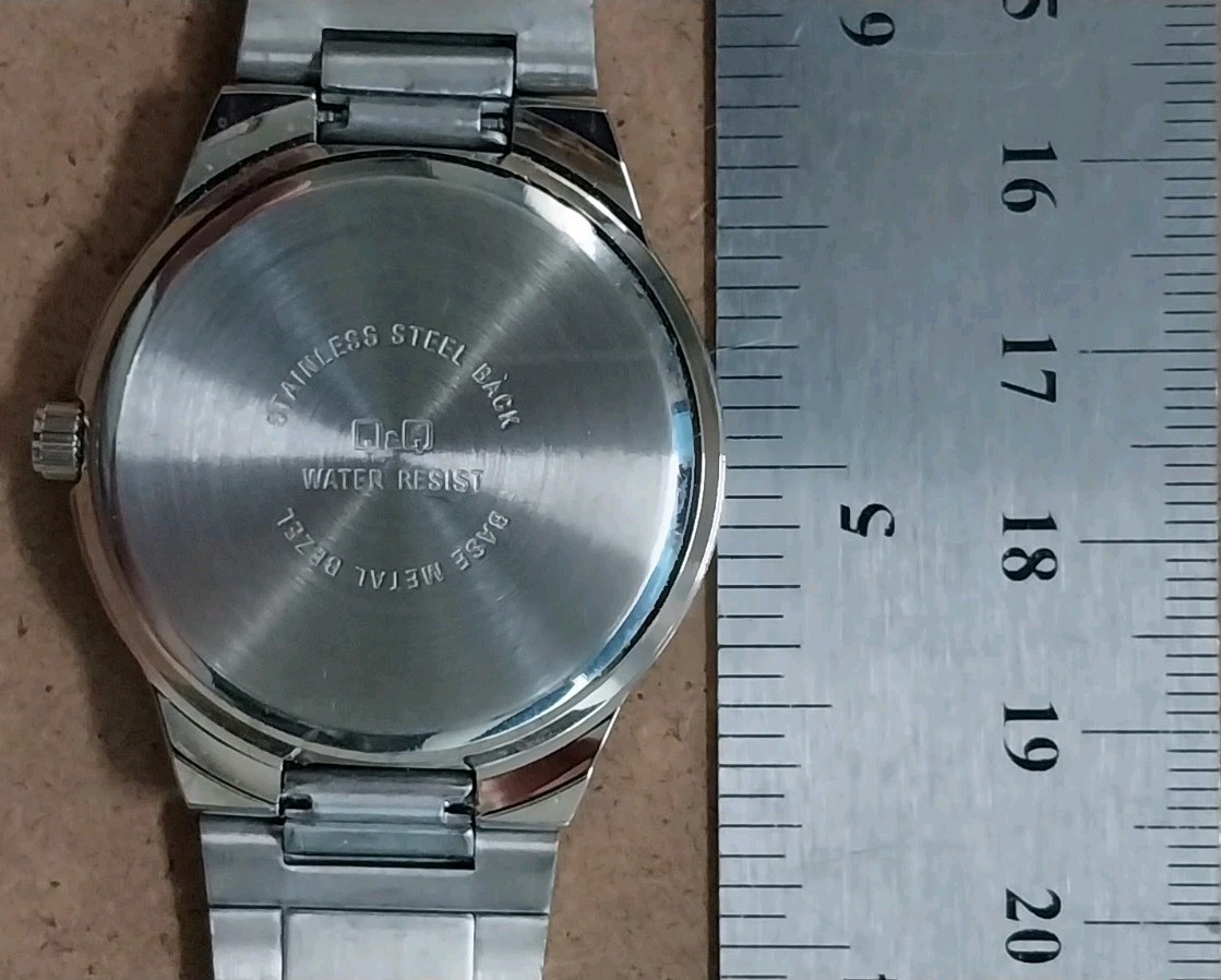 Q & Q Quartz Watch by Citizen Miyota Movement Bracelet Band New Battery