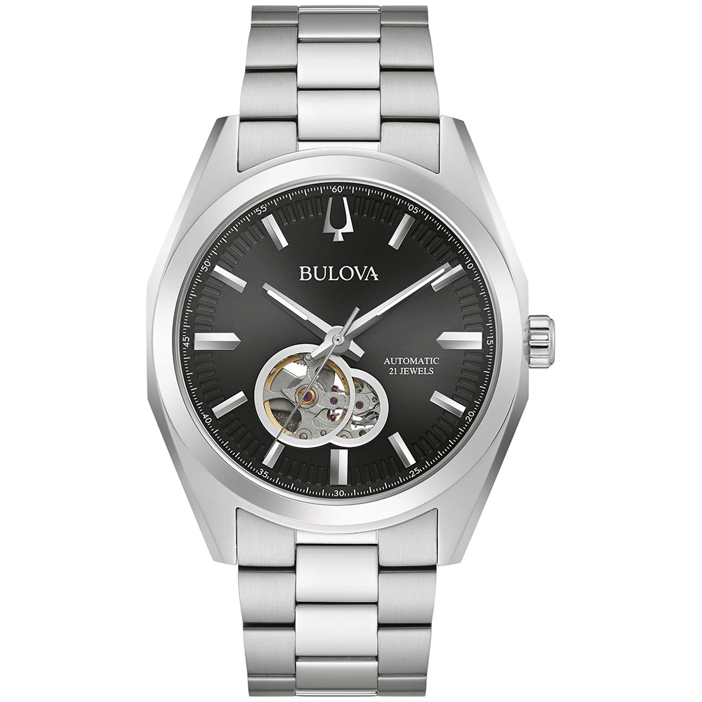 Bulova Classic Surveyor 96A270 Men’s Automatic Stainless Steel Watch 42 mm