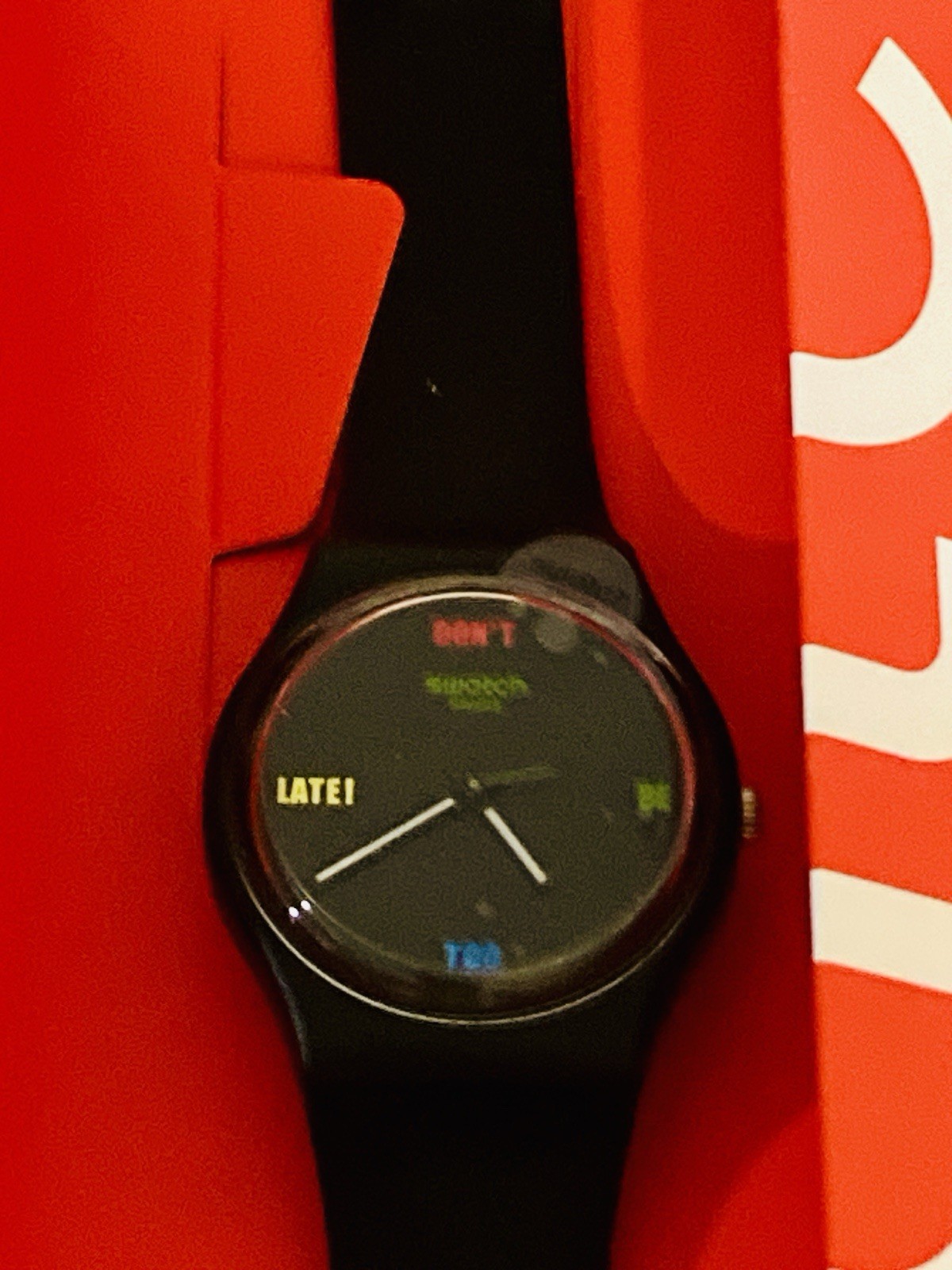 Special Limited Edition Swatch Watch Don’t Be too Late 1984 Reloaded NEW