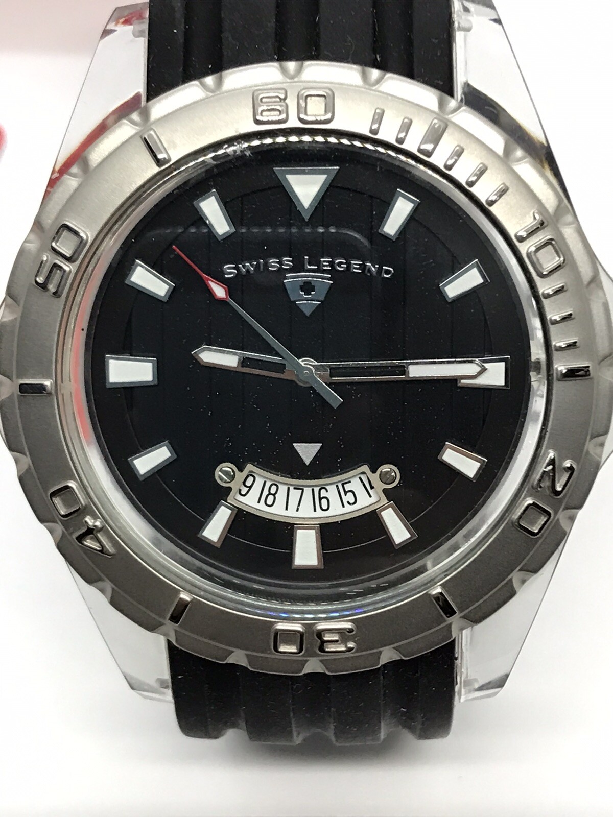 Swiss Legend Watch Portofino Collection Mineral Crystal In Box SL-40045-11