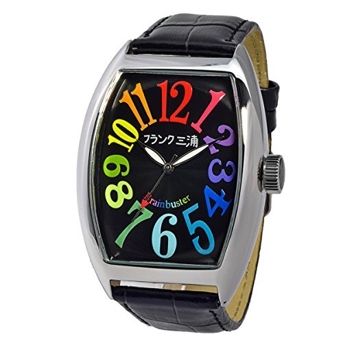 Frank Miura Men’s Watch No.6 FM06K-CRB Leather belt Black