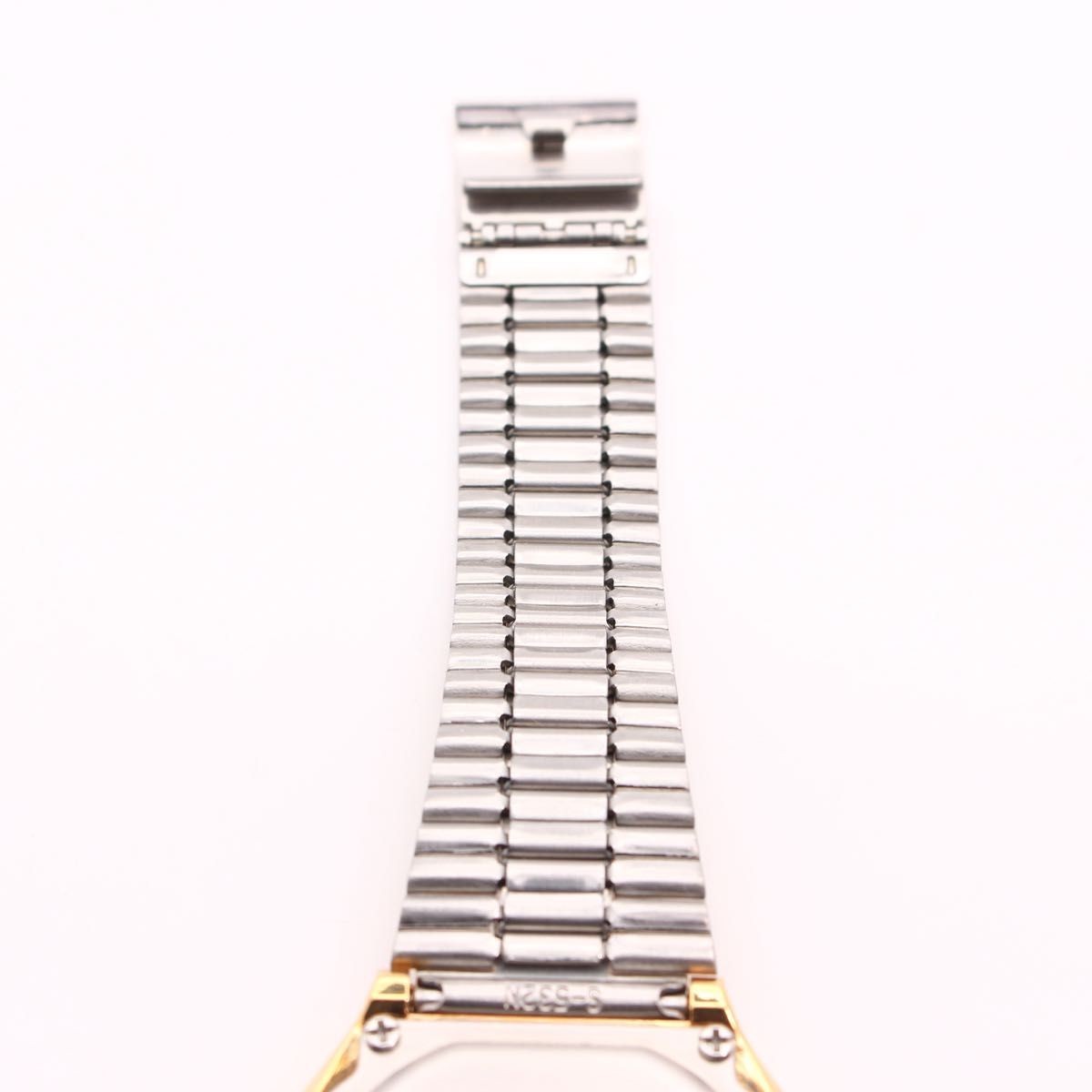 CASIO A168 Men’s Digital Watch Gold Argyle Pattern Retro Overseas Model Quartz C