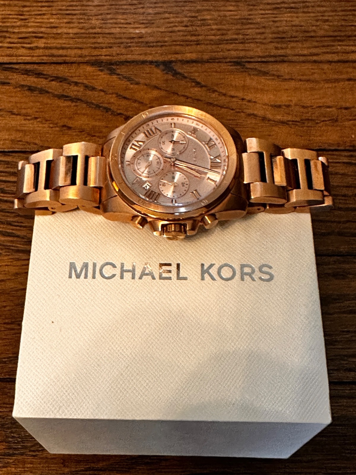 Michael Kors Women’s Brecken Rose Gold Tone Watch MK6367. NEW w/BOX