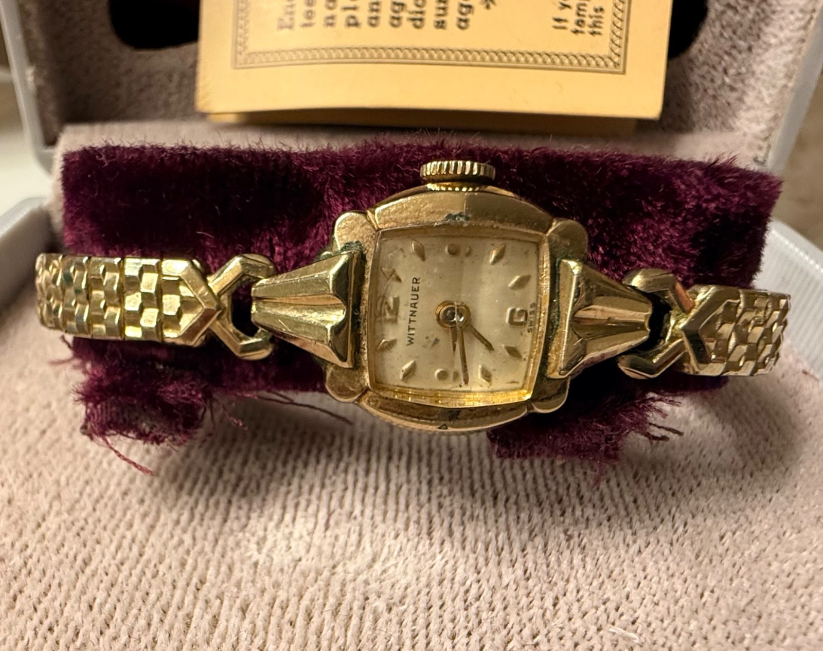 Vintage Wittnauer Women’s Watch 10K Gold Filled – Manual Wind 1960s