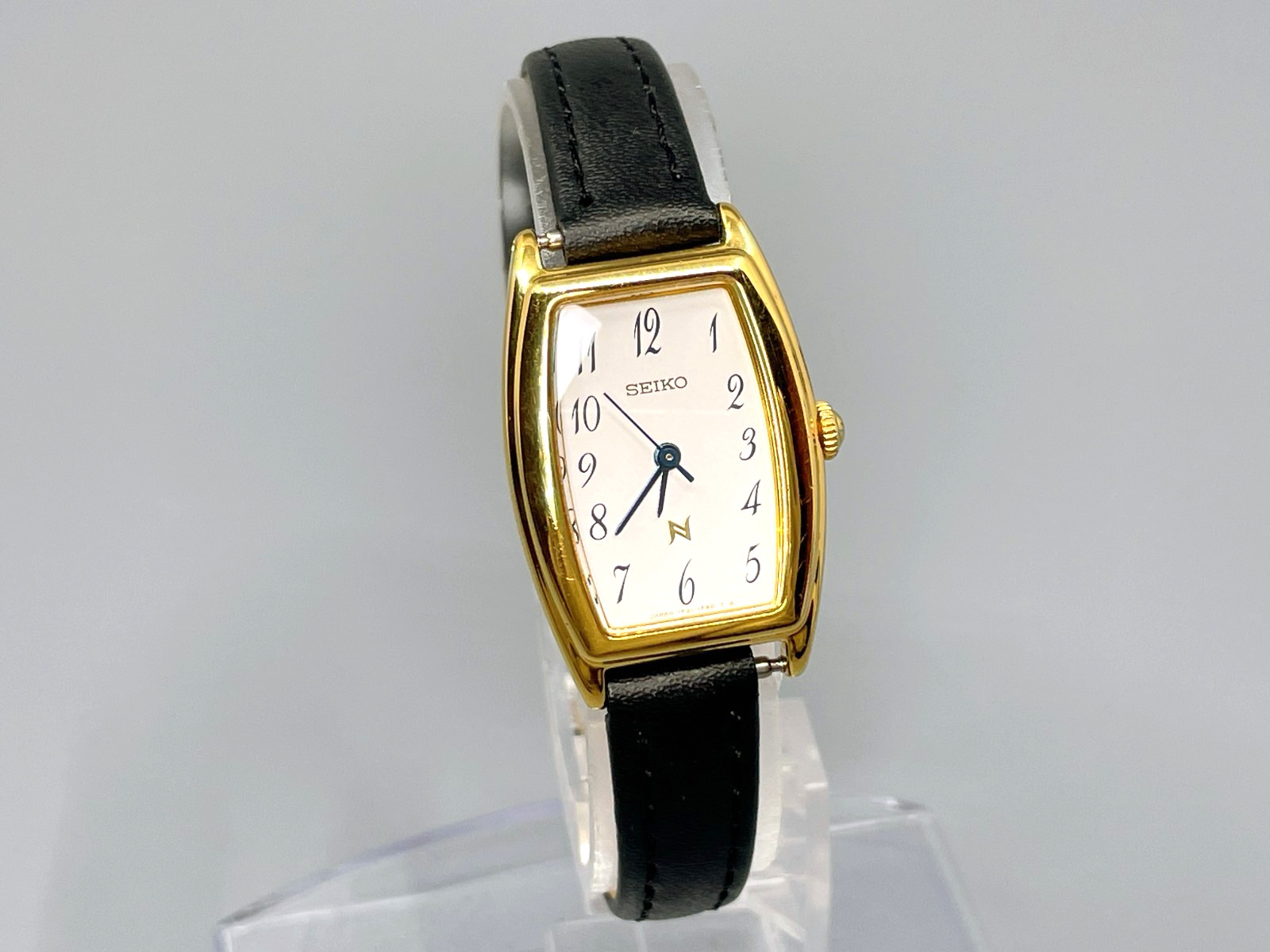 Vintage 1994 [N .MINT] SEIKO Noie 1F21-5C10 Gold 22mm Qz Ladies Watch -US Stock
