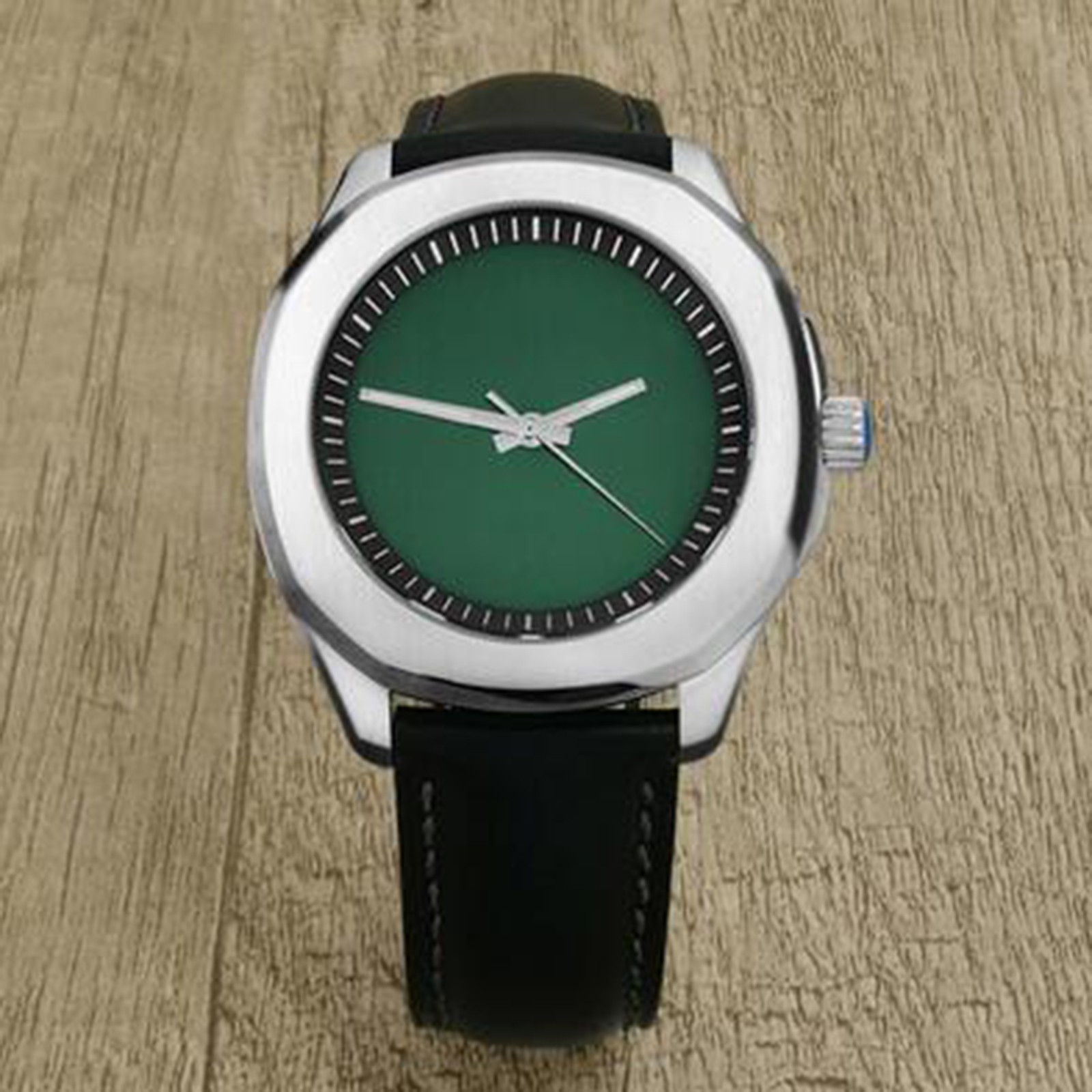 Men’s Mechanical Watch Vertical Pattern Case No Logo fit with NH35 Movement 40MM