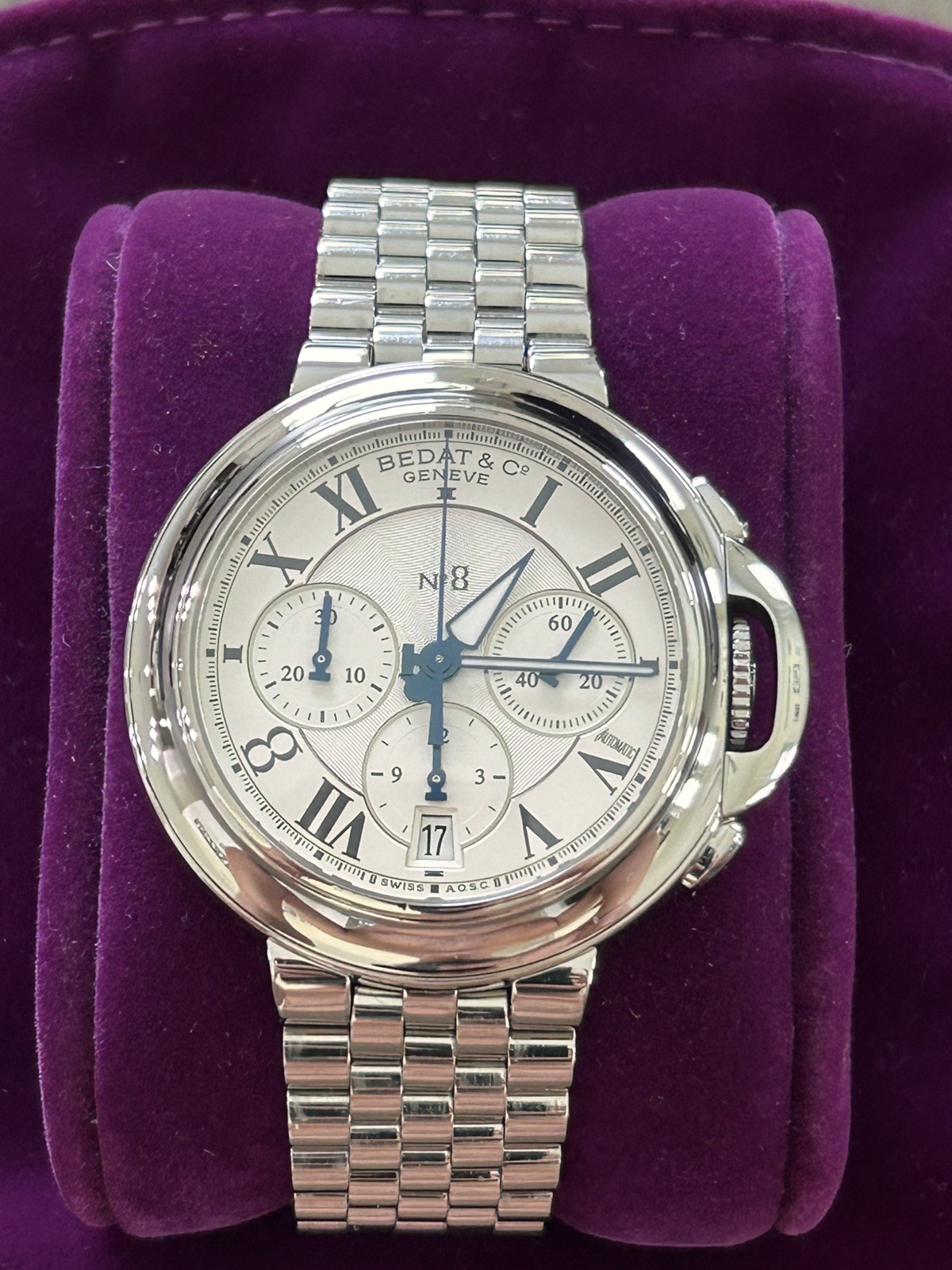 Bedat & Co Date Ref. 830 41.5mm Automatic Chronograph #W280942-1