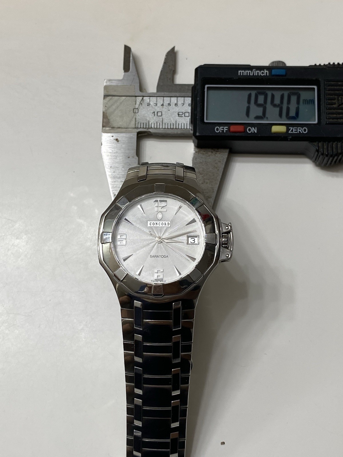 Concord Saratoga Date Swiss Made Unisex Quartz Watch