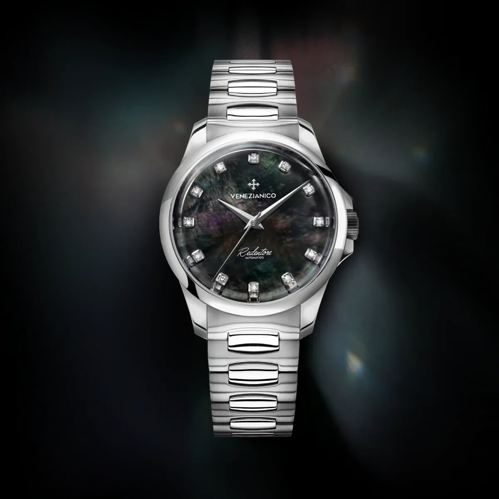 VENEZIANICO Redentore 36 Diamond 1121521C Black MOP Dial Sapphire 36mm Watch