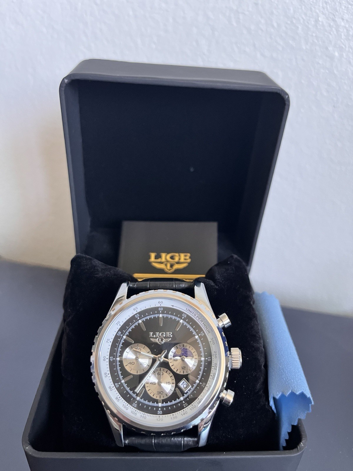 LIGE Men Business Watch Top Brand Luxury Men Wrist Watch Casual Leather Watches